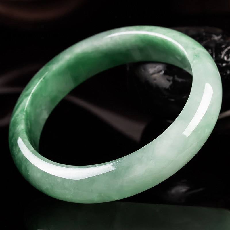 Fortune Lotus natural jadeite jade Bracelet – Bracelet for #tags#