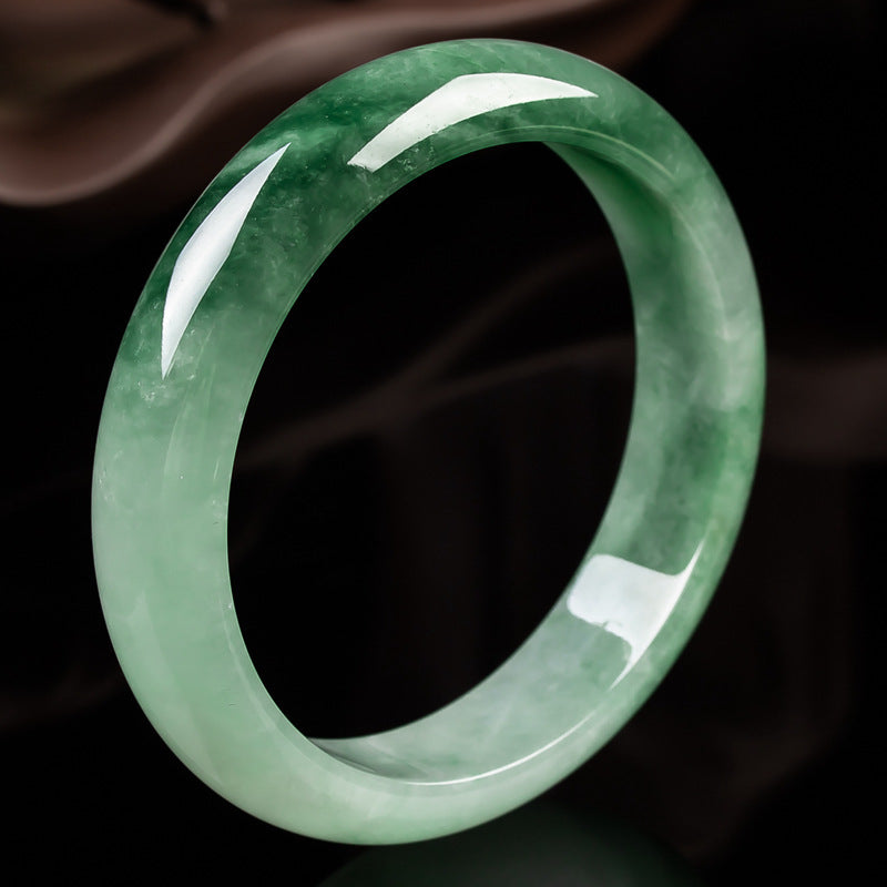 Fortune Lotus natural jadeite jade Bracelet – Bracelet for #tags#