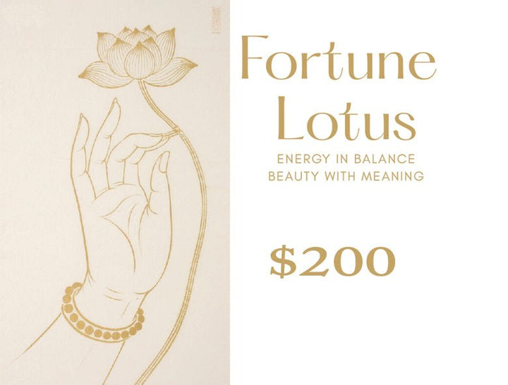 Fortune Lotus Fortune Lotus Gift Card $25 – for tags