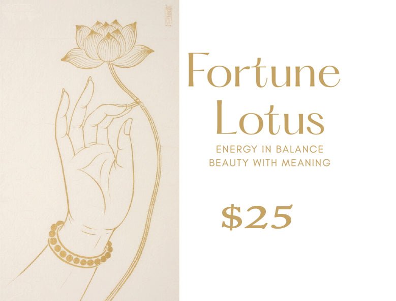 Fortune Lotus Fortune Lotus Gift Card $25 – for tags
