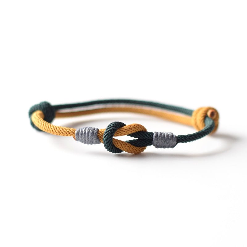 Fortune Lotus Hand - Woven Rope Bracelet – Minimalist Adjustable Design for Daily Wear &amp; Protection – Bracelet for tags