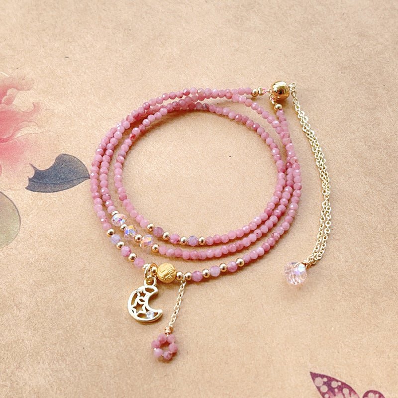 Fortune Lotus Natural Opal Women’s Bracelet – 3mm Beads for Love, Harmony &amp; Emotional Balance – Bracelet for tags