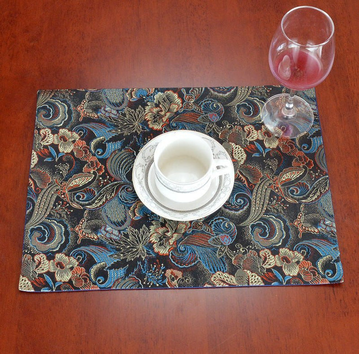 Fortune Lotus Table Runner Chinese Style New Chinese Style Modern Zen Placemat – Home Decor for tags