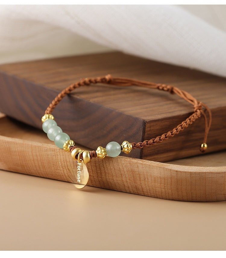 Fortune Lotus Telescopic Woven Bracelet – Adjustable Hand Strap Design for Modern Style – Bracelet for tags