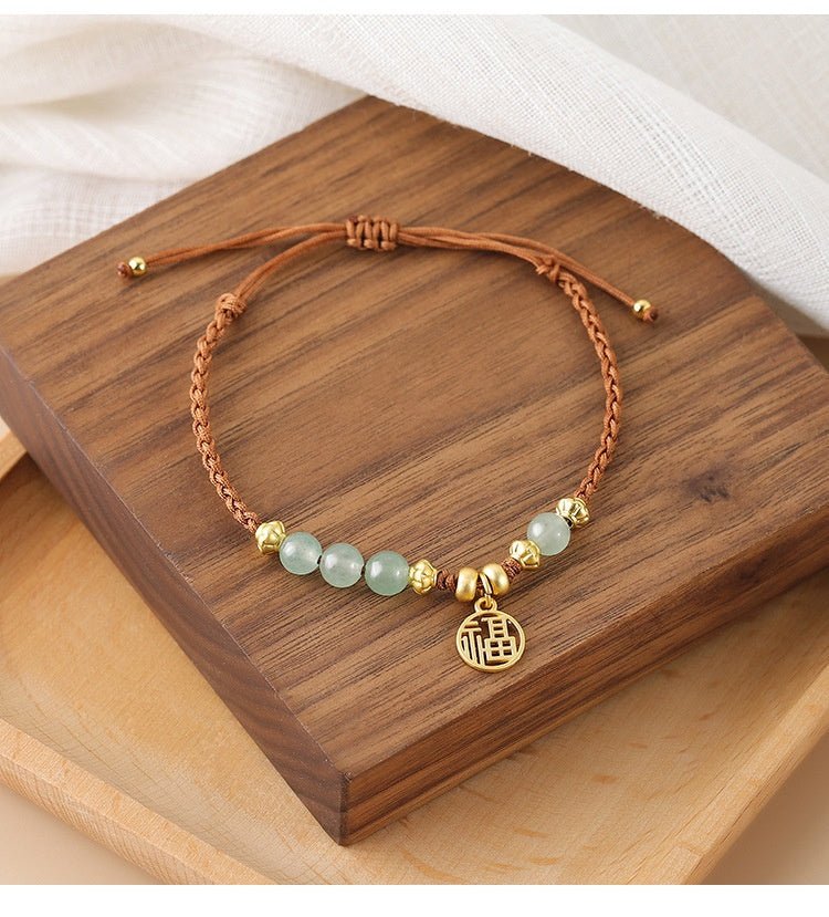 Fortune Lotus Telescopic Woven Bracelet – Adjustable Hand Strap Design for Modern Style – Bracelet for tags