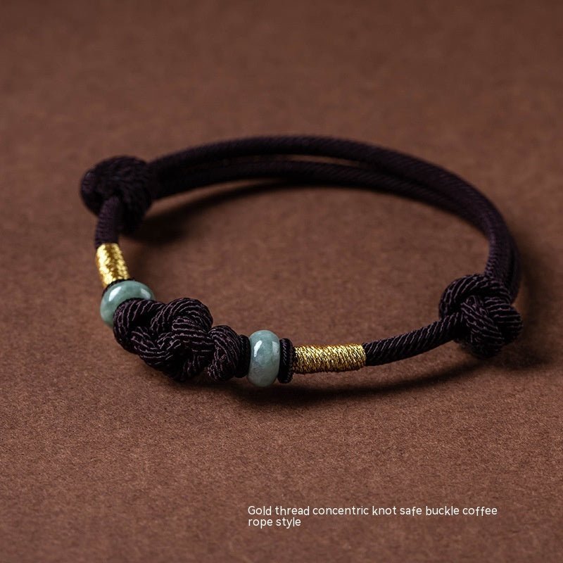 Fortune Lotus True Love Knot Red Rope Bracelet – Handmade Zodiac Year Design for Luck &amp; Protection – Bracelet for tags