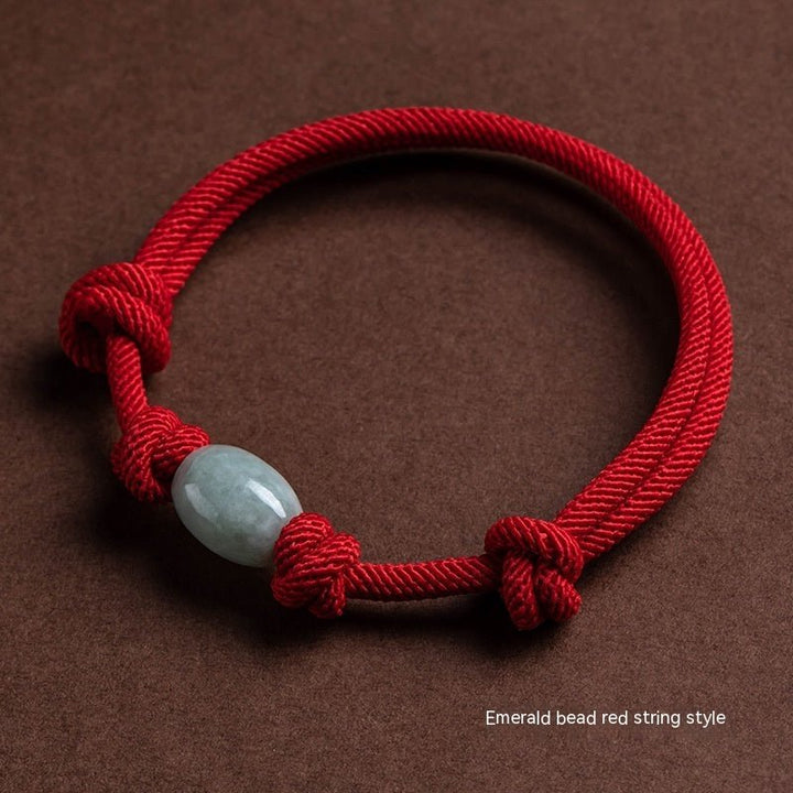 Fortune Lotus True Love Knot Red Rope Bracelet – Handmade Zodiac Year Design for Luck &amp; Protection – Bracelet for tags
