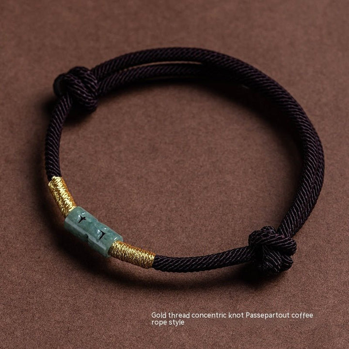 Fortune Lotus True Love Knot Red Rope Bracelet – Handmade Zodiac Year Design for Luck &amp; Protection – Bracelet for tags