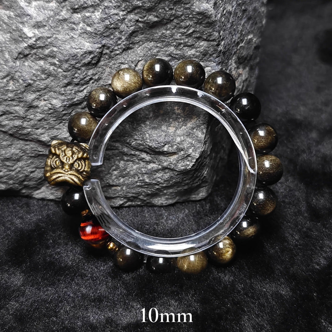 Fortune Lotus Women's Retro Easy Matching Natural Silver Stone Bracelet – Bracelet for tags