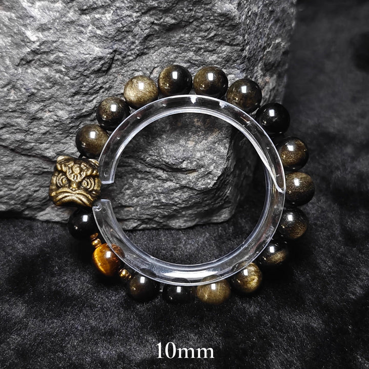 Fortune Lotus Women's Retro Easy Matching Natural Silver Stone Bracelet – Bracelet for tags